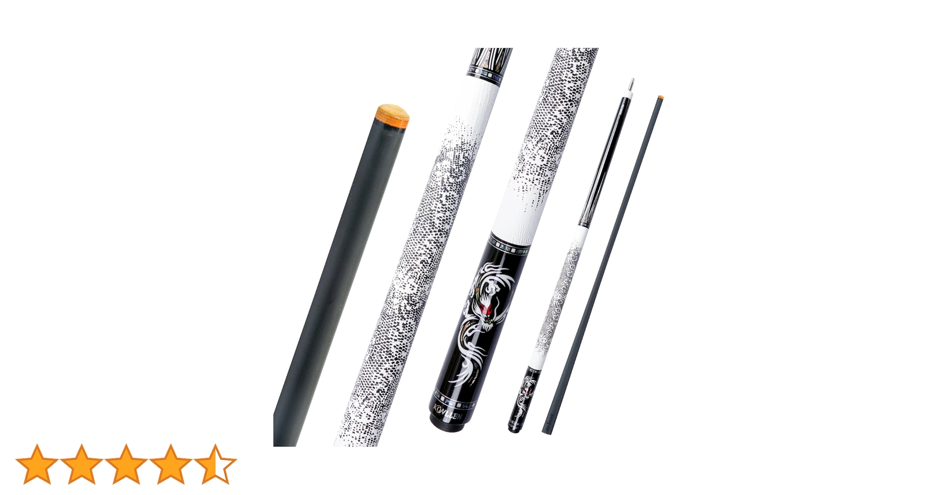 限定品　KONLLEN by J.flowers cue KL-01FB(黒) Amazon.co.jp: KONLLEN カーボンファイバー プールキュー 147cm